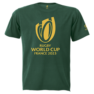 145g Single Jersey RWC 2023 Tee Gold Trophy Print Pre Boys